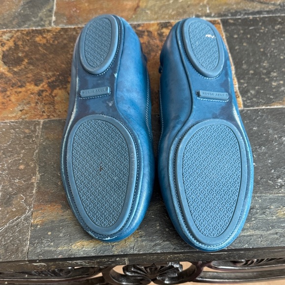 Tory Burch Vibrant Blue Leather Flats - Picture 6 of 6